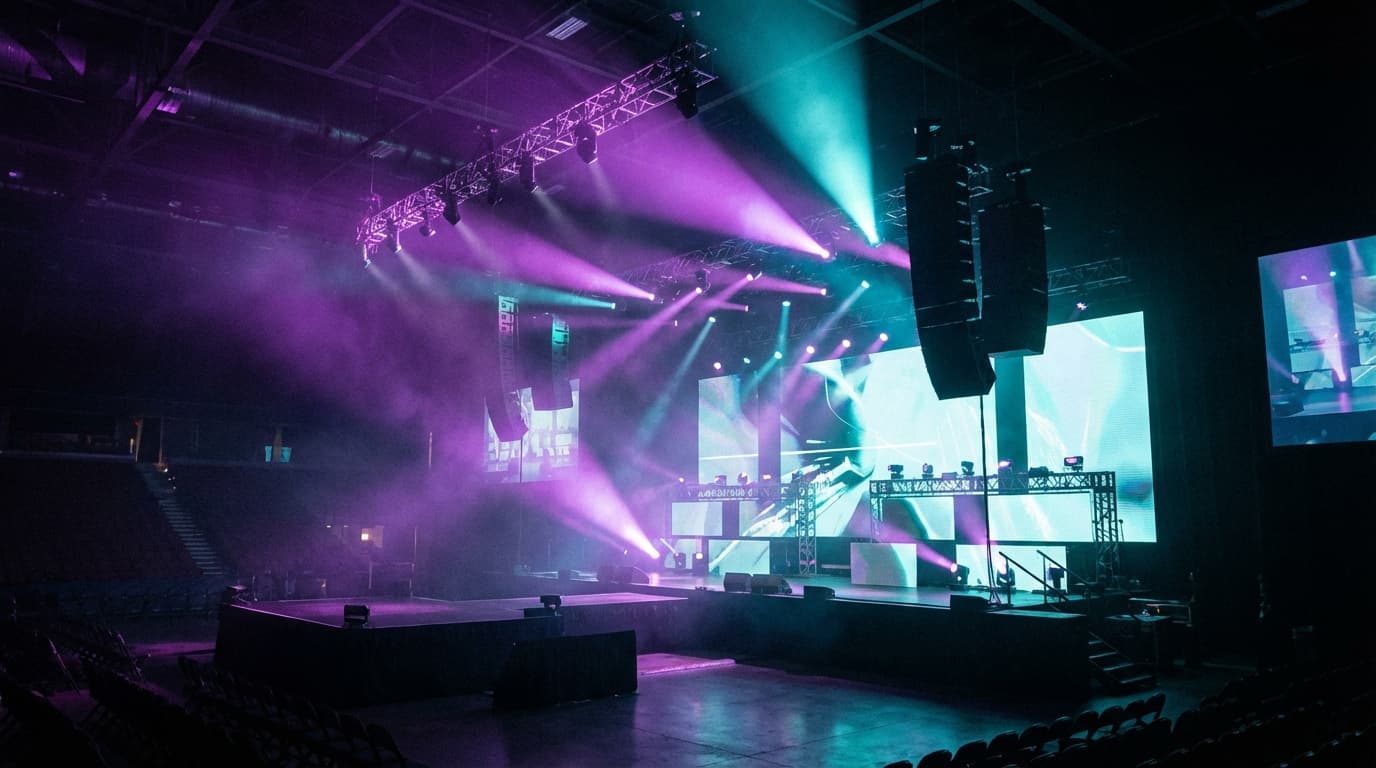 Live event stage production