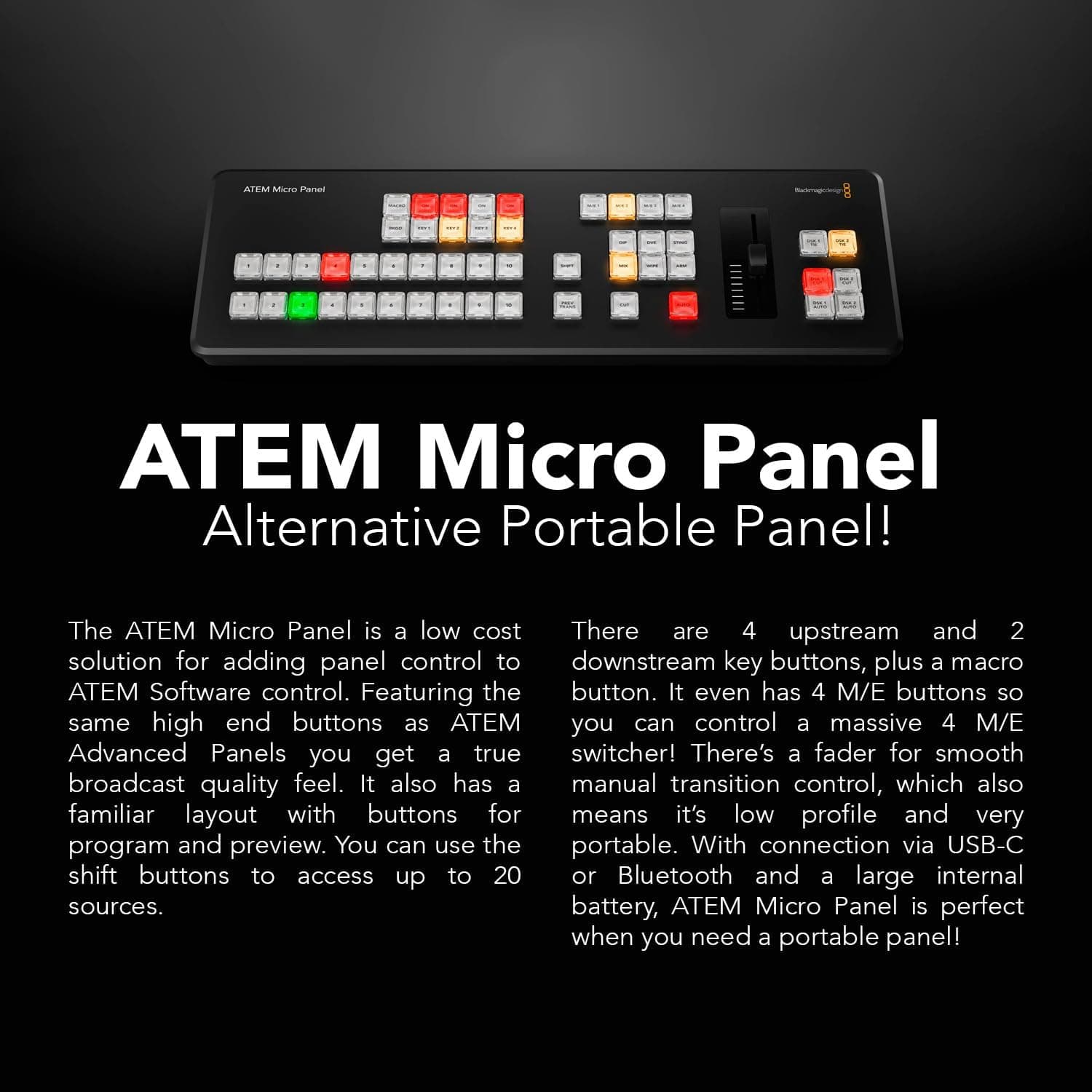Blackmagic Design ATEM Micro Panel